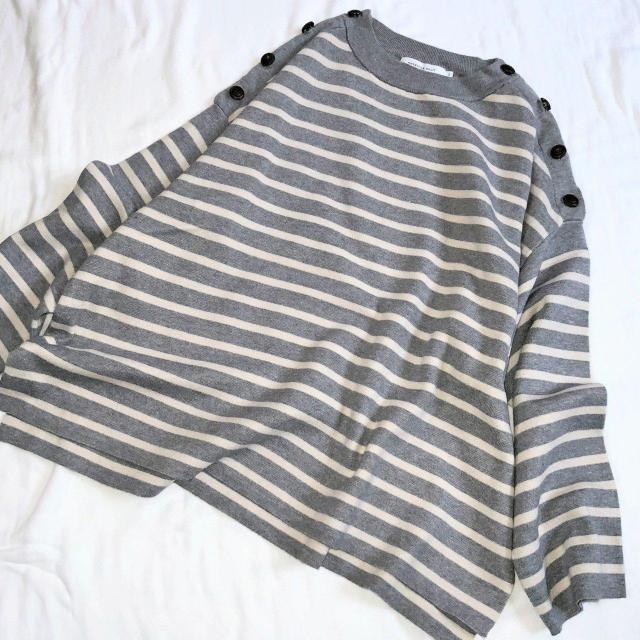 AMERICAN HOLIC☆バイパチショルダーボタンニットプルオーバー/美品 < 女性ファッション  AMERICAN HOLIC☆バイパチショルダーボタンニットプルオーバー/美品 < 女性ファッションの