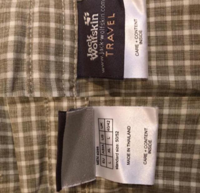 美品Jack Wolfskin ジャックウルフスキン 半袖 シャツポケット付き刺繍ロゴチェック柄人気高級ブランド大活躍素敵 < 男性ファッション  美品Jack Wolfskin ジャックウルフスキン 半袖 シャツポケット付き刺繍ロゴチェック柄人気高級ブランド大活躍素敵 < 男性ファッションの