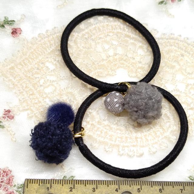 ハンドメイド☆ヘアゴム☆2個セット < 女性ファッション ハンドメイド☆ヘアゴム☆2個セット < 女性ファッションの