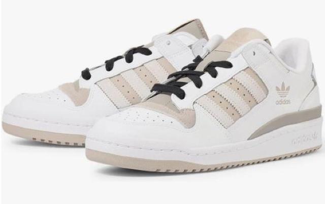 アディダス スニーカー レディース フォーラム ロー フットウェア ホワイト/ベージュ/プティグレー JP7786 ※24.5p < ブランド アディダス スニーカー レディース フォーラム ロー フットウェア ホワイト/ベージュ/プティグレー JP7786 ※24.5p < ブランドの