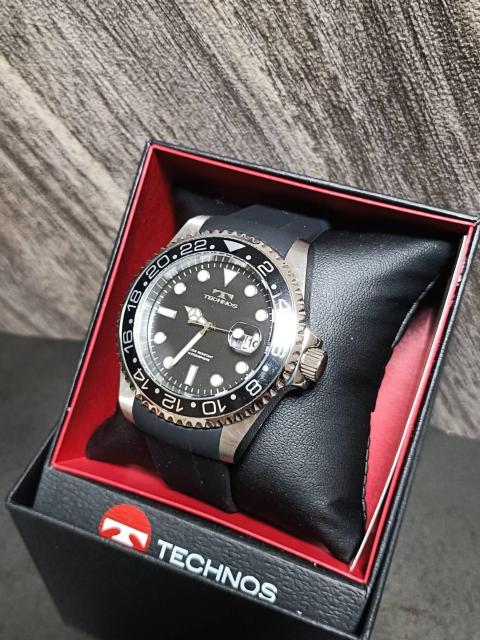 TECHNOS �e�N�m�X �����Y�r���v �N�H�[�c GMT�@�\ �������� ���o�[�x���g �E�H�b�`  �� �j���A�N�Z�T���[/���v�� 