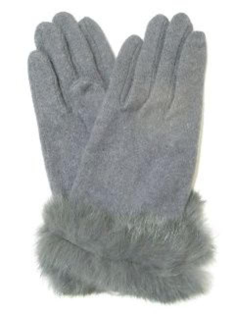 《New》MORE・ゴージャス★ふんわりラビットファー手袋<グレー> < 女性ファッション 《New》MORE・ゴージャス★ふんわりラビットファー手袋<グレー> < 女性ファッションの