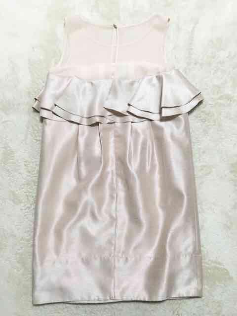 DURASambientピンクシースルーフリルペプラムドレスワンピ < ブランド DURASambientピンクシースルーフリルペプラムドレスワンピ < ブランドの