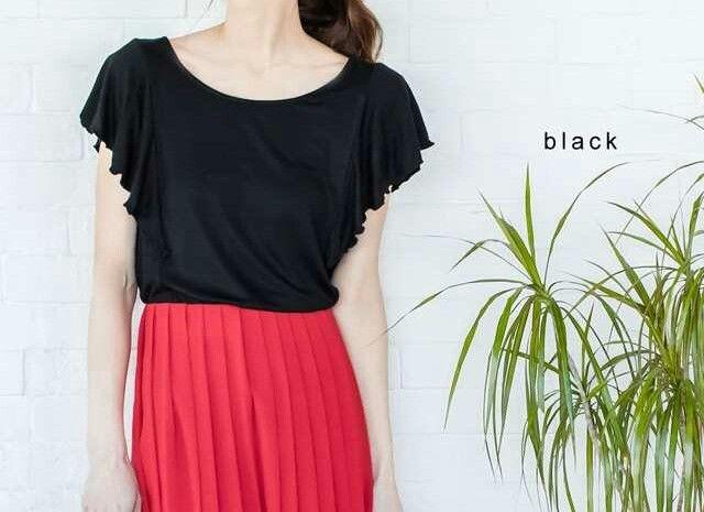 リエディ★極とろみ ショルダーフリル Tシャツ < ブランド リエディ★極とろみ ショルダーフリル Tシャツ < ブランドの