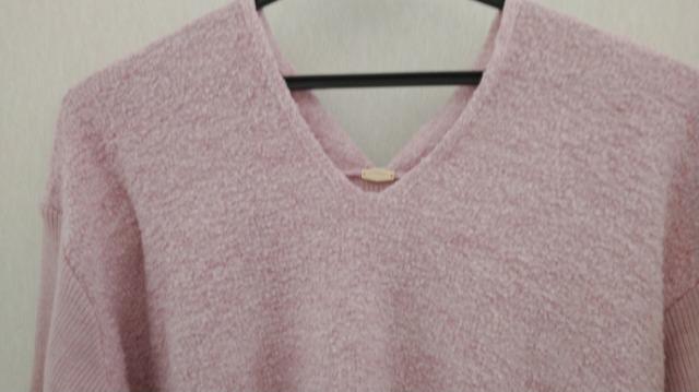 プードル風Vネックピンク春ニット◆定価13200円/日本製◆迄セット割 < 女性ファッション プードル風Vネックピンク春ニット◆定価13200円/日本製◆迄セット割 < 女性ファッションの