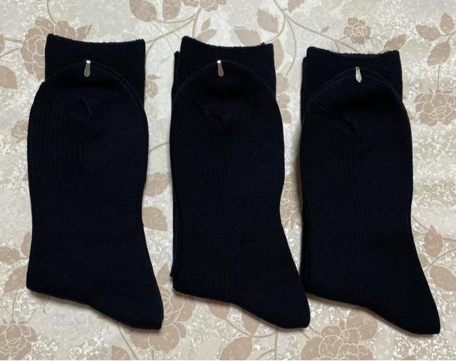靴下 スクールソックス クルー丈 M 日本製 新品、未使用 < 女性ファッション  靴下 スクールソックス クルー丈 M 日本製 新品、未使用 < 女性ファッションの