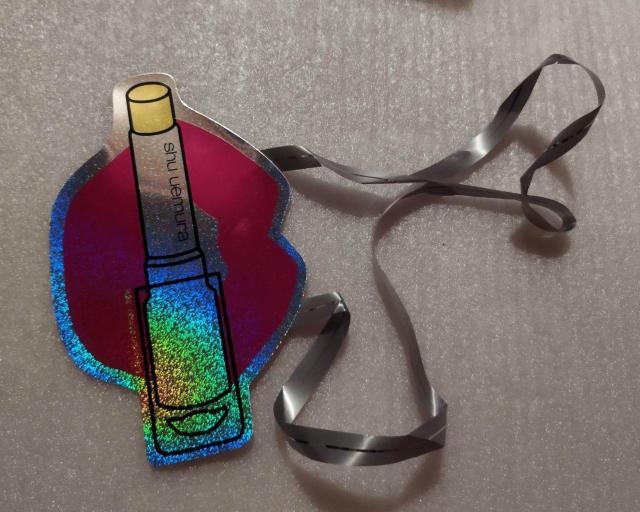 シュウウエムラ ペーパー オーナメント 口紅型 リップスティック型 < ホビー  シュウウエムラ ペーパー オーナメント 口紅型 リップスティック型  < ホビーの