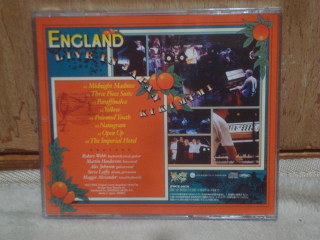【DU特典紙ジャケット/帯付CD】聴耳〜ライブ・イン・ジャパン / イングランド(ENGLAND) < CD/DVD/ビデオ  【DU特典紙ジャケット/帯付CD】聴耳〜ライブ・イン・ジャパン / イングランド(ENGLAND) < CD/DVD/ビデオの