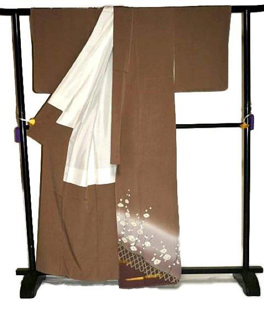 【最高級】【未使用品】 染色作家【安達華生】暈染め 金彩 籬光琳椿 1紋 色留袖 身丈155.5cm 裄丈65.5cm T3566 < 女性ファッション 【最高級】【未使用品】 染色作家【安達華生】暈染め 金彩 籬光琳椿 1紋 色留袖 身丈155.5cm 裄丈65.5cm T3566 < 女性ファッションの