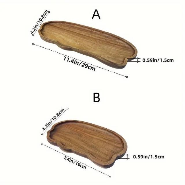 超お買い得790円★シックなアカシアウッドの雲形トレイ - ホームデコ、ジュエリーディスプレイ&屋外使用に最適 モデルC < インテリア/ライフ  超お買い得790円★シックなアカシアウッドの雲形トレイ - ホームデコ、ジュエリーディスプレイ&屋外使用に最適 モデルC < インテリア/ライフの