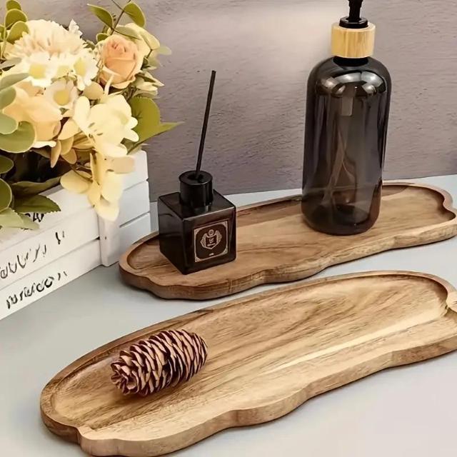 超お買い得790円★シックなアカシアウッドの雲形トレイ - ホームデコ、ジュエリーディスプレイ&屋外使用に最適 モデルC < インテリア/ライフ  超お買い得790円★シックなアカシアウッドの雲形トレイ - ホームデコ、ジュエリーディスプレイ&屋外使用に最適 モデルC < インテリア/ライフの