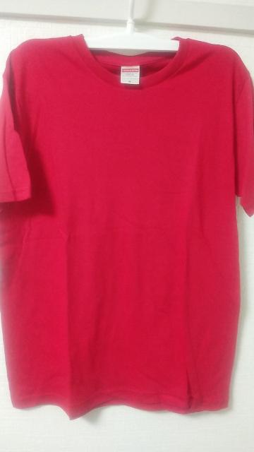 無地の赤色Sサイズ半袖テーシャツ1枚 < 男性ファッション  無地の赤色Sサイズ半袖テーシャツ1枚  < 男性ファッションの