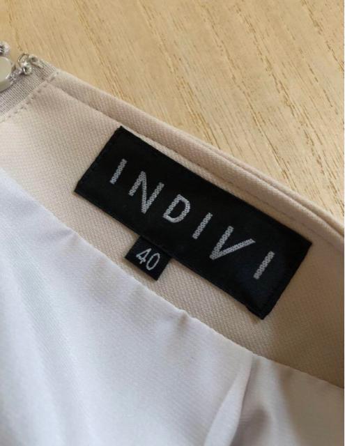 INDIVI インディヴィ サイドプリーツスカート 一度着用のみ クリ済 < ブランド  INDIVI インディヴィ サイドプリーツスカート 一度着用のみ クリ済 < ブランドの