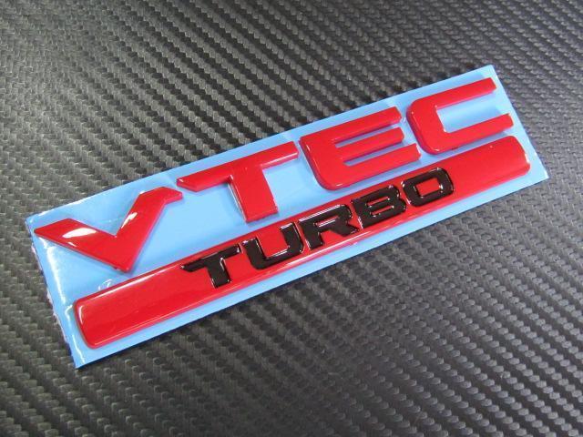 ● HONDA N-BOX カスタム V-TEC TURBO ターボ 軽量ABS製 RED&BLACK エンブレム新品! < 自動車/バイク ● HONDA N-BOX カスタム V-TEC TURBO ターボ 軽量ABS製 RED&BLACK エンブレム新品! < 自動車/バイク