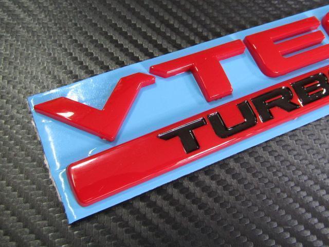 ● HONDA N-BOX カスタム V-TEC TURBO ターボ 軽量ABS製 RED&BLACK エンブレム新品! < 自動車/バイク ● HONDA N-BOX カスタム V-TEC TURBO ターボ 軽量ABS製 RED&BLACK エンブレム新品! < 自動車/バイク