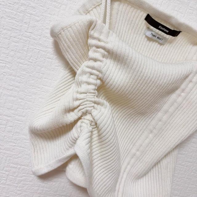 ◆Kastane/カスタネ◆ニットキャミソール★ホワイトF*カジュアルコーデ美品♪ < ブランド ◆Kastane/カスタネ◆ニットキャミソール★ホワイトF*カジュアルコーデ美品♪ < ブランドの