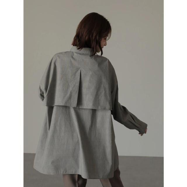 AMERICAN HOLIC☆バックレイヤードフレアシャツチュニック < 女性ファッション  AMERICAN HOLIC☆バックレイヤードフレアシャツチュニック < 女性ファッションの