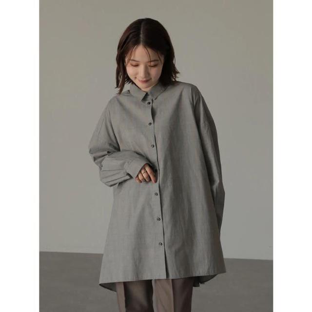 AMERICAN HOLIC☆バックレイヤードフレアシャツチュニック < 女性ファッション  AMERICAN HOLIC☆バックレイヤードフレアシャツチュニック < 女性ファッションの