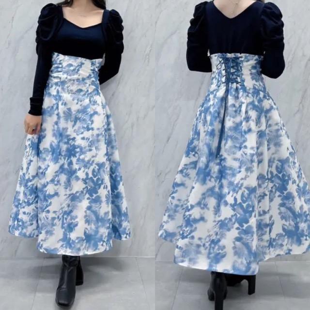 新品★dazzlin★3Dフラワーコルセットワンピース★ < ブランド 新品★dazzlin★3Dフラワーコルセットワンピース★ < ブランドの