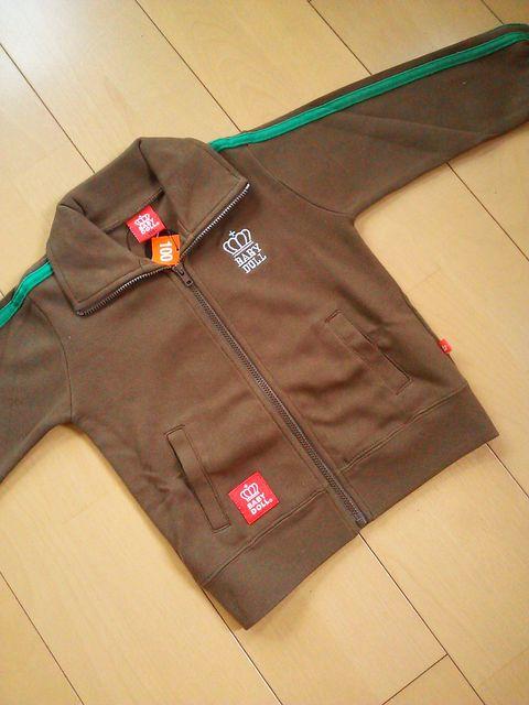 新品ラインジャージ100茶ベビドBABYDOLLベビードール < ブランド 新品ラインジャージ100茶ベビドBABYDOLLベビードール < ブランドの