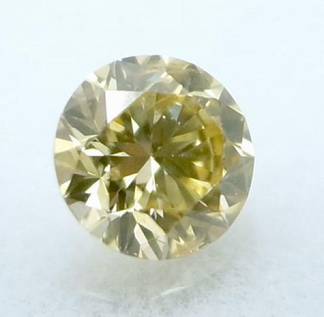 ラウンドカットの天然イエローダイヤモンド0.33ct★3307★a < 女性アクセサリー/時計  ラウンドカットの天然イエローダイヤモンド0.33ct★3307★a < 女性アクセサリー/時計の