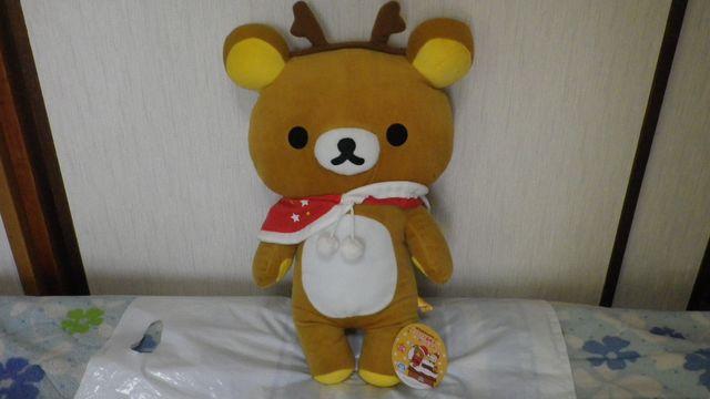 リラックマ クリスマス星柄 ぬいぐるみXL < おもちゃ  リラックマ クリスマス星柄 ぬいぐるみXL  < おもちゃの