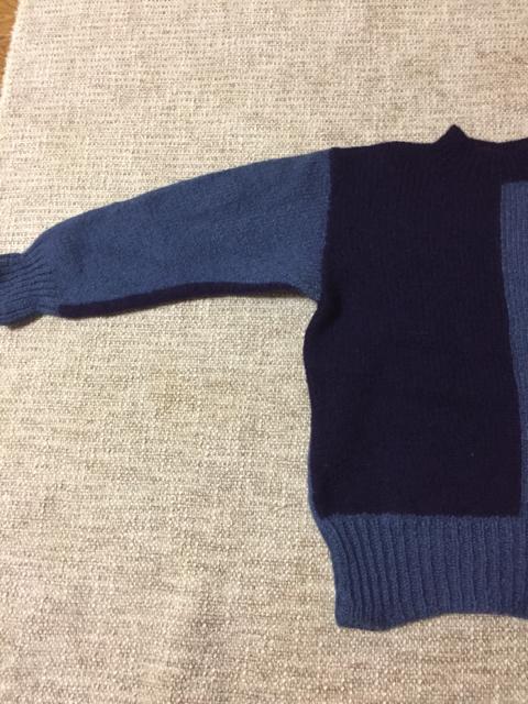 657.編み機☆配色セーター☆ブルー系 < ペット/手芸/園芸  657.編み機☆配色セーター☆ブルー系 < ペット/手芸/園芸の