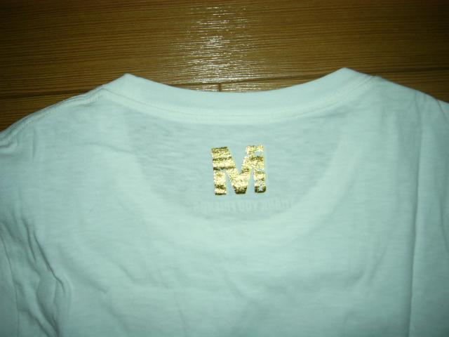M エム Tシャツ XS 白 星☆サークルロゴ  ラメ カットソー TMT < ブランド  M エム Tシャツ XS 白 星☆サークルロゴ  ラメ カットソー TMT < ブランドの