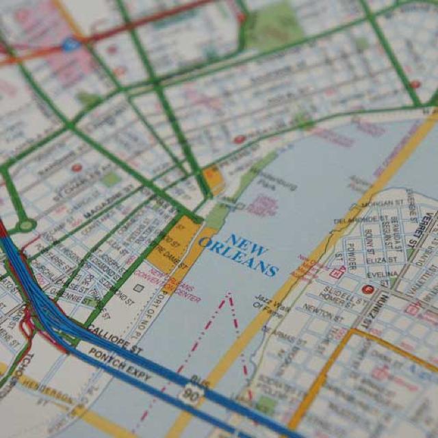 ViyAn}zNew Orleans^j[I[Y@Street Map@-Rand McNally-  {/G 
