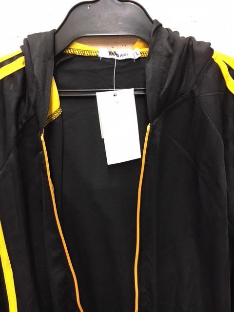 通気性抜群!ストライプ柄トレーニングパーカー上下セット1組 < 女性ファッション  通気性抜群!ストライプ柄トレーニングパーカー上下セット1組 < 女性ファッションの