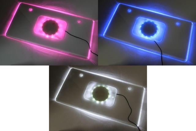 3色から選択 LEDナンバープレートアクリルプレート < 自動車/バイク 3色から選択 LEDナンバープレートアクリルプレート < 自動車/バイク