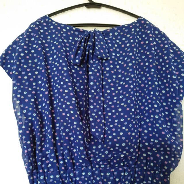 rarant◇ワンピース9号ブルー系◇中古美品 < 女性ファッション  rarant◇ワンピース9号ブルー系◇中古美品 < 女性ファッションの