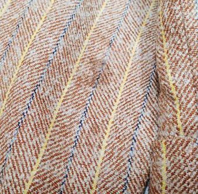 ◆昭和レトロ ヴィンテージジャケット/ストライプ柄 キッズジャケット/劇団 舞台衣裳/ブラウン/サイズ120相当 < キッズ/ベビー ◆昭和レトロ ヴィンテージジャケット/ストライプ柄 キッズジャケット/劇団 舞台衣裳/ブラウン/サイズ120相当 < キッズ/ベビーの