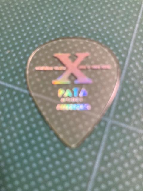 1988年入手 X / PATA モデル ギターピック ジャパメタ ビジュアルロック < タレントグッズ  1988年入手 X / PATA モデル ギターピック ジャパメタ ビジュアルロック  < タレントグッズの