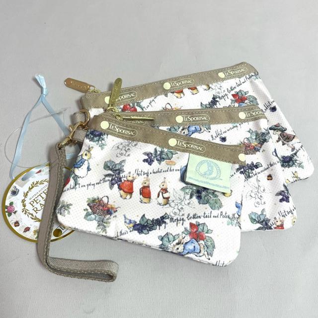 ★新品★LeSportsac レスポートサック ピーターラビット 3連ポーチ コスメポーチ 3455 セット 送料無料 < 女性ファッション  ★新品★LeSportsac レスポートサック ピーターラビット 3連ポーチ コスメポーチ 3455 セット 送料無料  < 女性ファッションの