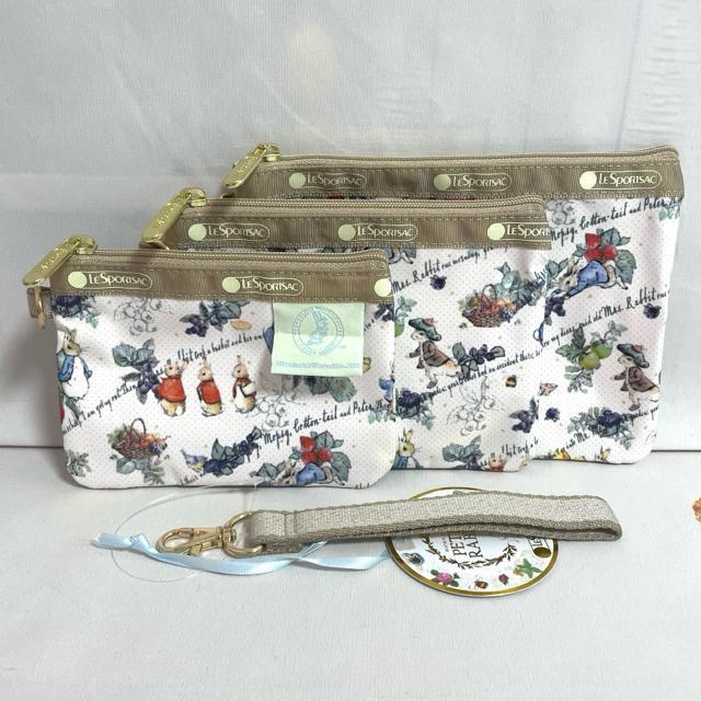 ★新品★LeSportsac レスポートサック ピーターラビット 3連ポーチ コスメポーチ 3455 セット 送料無料 < 女性ファッション  ★新品★LeSportsac レスポートサック ピーターラビット 3連ポーチ コスメポーチ 3455 セット 送料無料 < 女性ファッションの