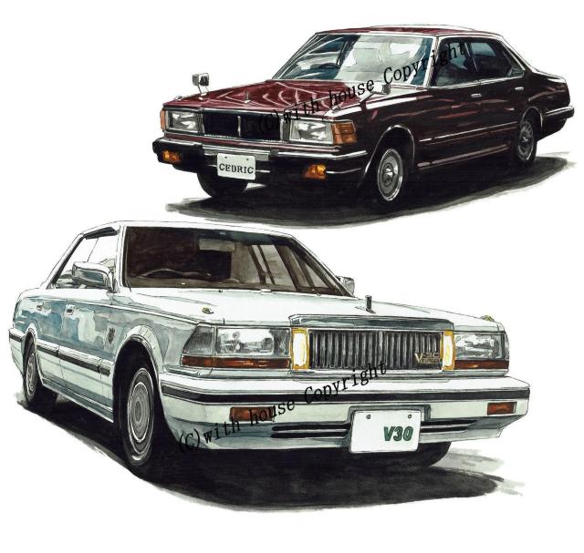 NC-1184セドリック460/Y30限定版画サイン額装済作家平右ヱ門 < 自動車/バイク NC-1184セドリック460/Y30限定版画サイン額装済作家平右ヱ門 < 自動車/バイク