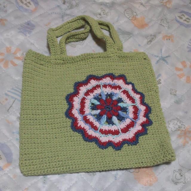 手編みの手提げバック < ペット/手芸/園芸  手編みの手提げバック  < ペット/手芸/園芸の