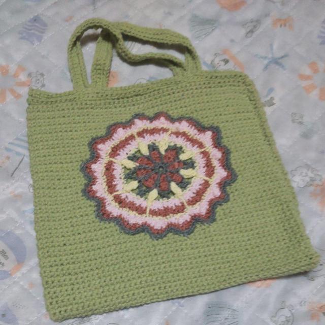 手編みの手提げバック < ペット/手芸/園芸  手編みの手提げバック < ペット/手芸/園芸の