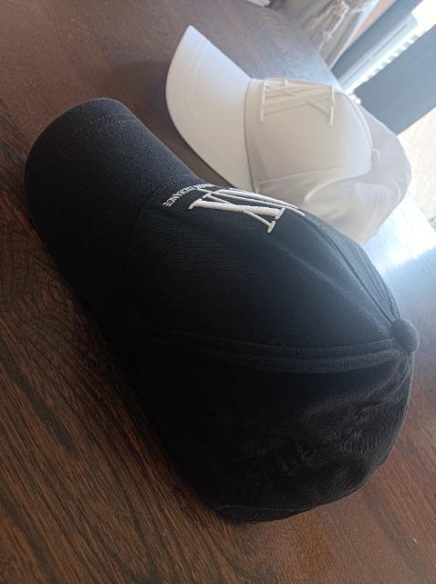 ARMANIEXCHANGE★AX白刺繍デカロゴキャップ帽子★男女OK★カッコイイ★黒白★アルマーニエクスチェンジ★ < 男性ファッション  ARMANIEXCHANGE★AX白刺繍デカロゴキャップ帽子★男女OK★カッコイイ★黒白★アルマーニエクスチェンジ★ < 男性ファッションの