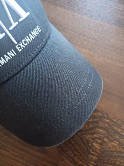 ARMANIEXCHANGE★AX白刺繍デカロゴキャップ帽子★男女OK★カッコイイ★黒白★アルマーニエクスチェンジ★ < 男性ファッション  ARMANIEXCHANGE★AX白刺繍デカロゴキャップ帽子★男女OK★カッコイイ★黒白★アルマーニエクスチェンジ★ < 男性ファッションの