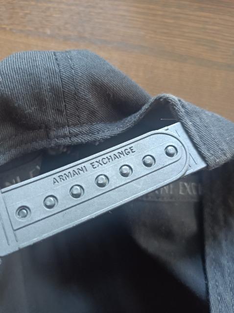 ARMANIEXCHANGE★AX白刺繍デカロゴキャップ帽子★男女OK★カッコイイ★黒白★アルマーニエクスチェンジ★ < 男性ファッション  ARMANIEXCHANGE★AX白刺繍デカロゴキャップ帽子★男女OK★カッコイイ★黒白★アルマーニエクスチェンジ★ < 男性ファッションの