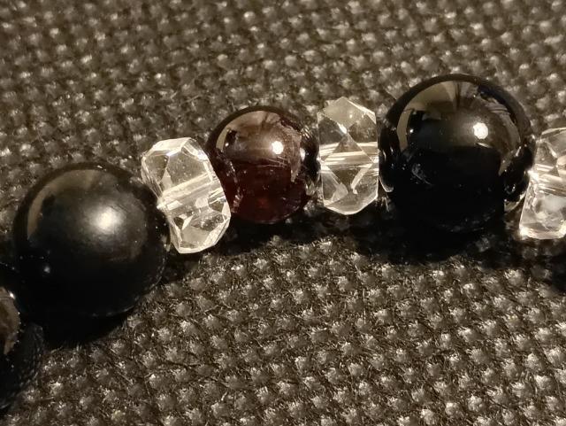 「最強の魔除けブレス」モリオンとガーネット一点限り。 < 女性アクセサリー/時計 「最強の魔除けブレス」モリオンとガーネット一点限り。 < 女性アクセサリー/時計の