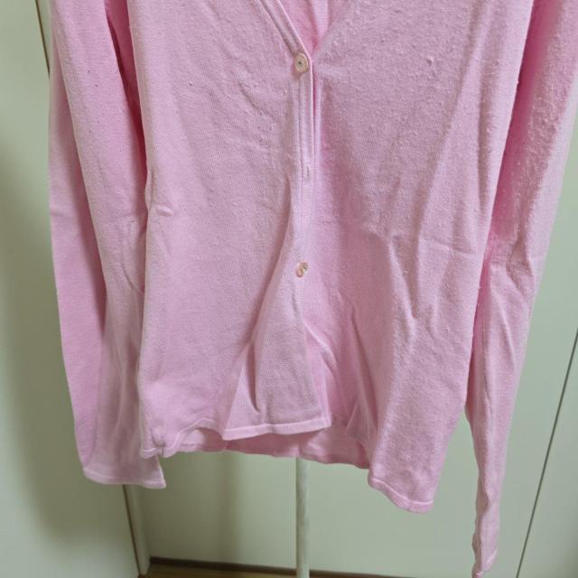 JEAN FELDINAND ニット ピンク Vネック カーディガン 長袖 < 女性ファッション JEAN FELDINAND ニット ピンク Vネック カーディガン 長袖 < 女性ファッションの