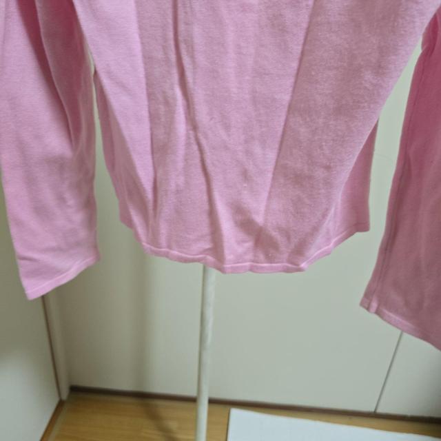 JEAN FELDINAND ニット ピンク Vネック カーディガン 長袖 < 女性ファッション JEAN FELDINAND ニット ピンク Vネック カーディガン 長袖 < 女性ファッションの