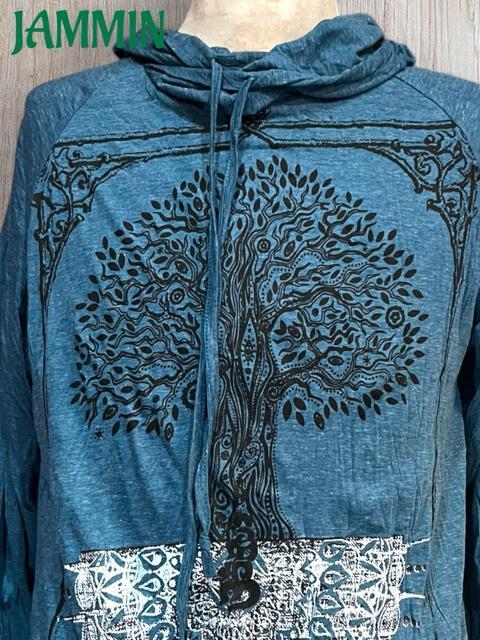 ツリーオブライフロンT アジアン ヒッピー エスニック ツリーオブライフ < 男性ファッション ツリーオブライフロンT アジアン ヒッピー エスニック ツリーオブライフ < 男性ファッションの