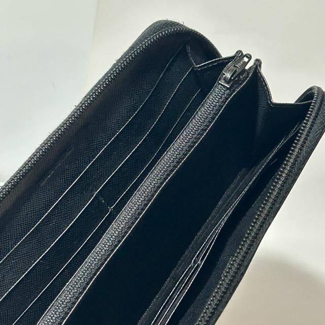 PRADA ナイロン トライアングルロゴ ラウンドファスナー 長財布 ネロ ブラック < ブランド PRADA ナイロン トライアングルロゴ ラウンドファスナー 長財布 ネロ ブラック < ブランドの