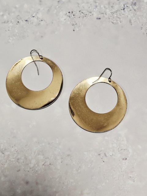 (250) レオパード フラットフープ GOLD ピアス < 女性アクセサリー/時計 (250) レオパード フラットフープ GOLD ピアス < 女性アクセサリー/時計の