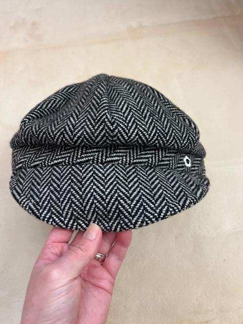 MARY QUANT マリークヮント ヘリンボーン柄 キャスケット ウール混 帽子 < ブランド MARY QUANT マリークヮント ヘリンボーン柄 キャスケット ウール混 帽子 < ブランドの