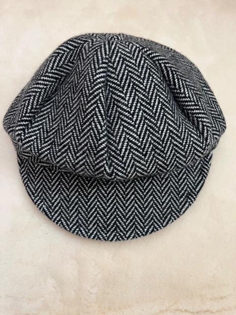 MARY QUANT マリークヮント ヘリンボーン柄 キャスケット ウール混 帽子 < ブランド MARY QUANT マリークヮント ヘリンボーン柄 キャスケット ウール混 帽子 < ブランドの